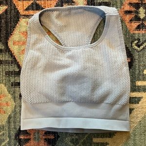 Baby blue alo yoga bra